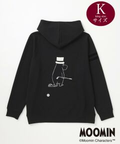 【MOOMIN】【キングサイズ】ムーミンコラボバックプリントパーカー