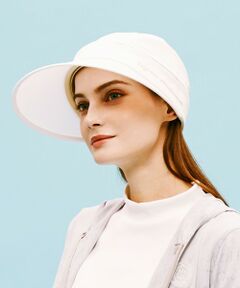 23区GOLF / ニジュウサンンクゴルフ ハンチング・キャスケット・ベレー帽 | 【WOMEN】【UVケア】２ＷＡＹ バイザー