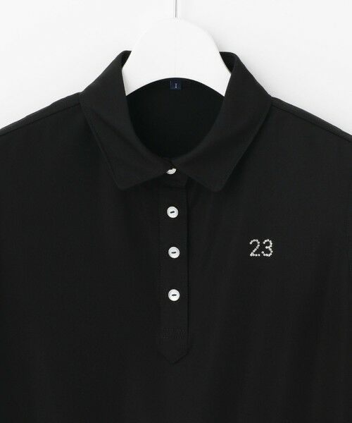 23区GOLF / ニジュウサンンクゴルフ ポロシャツ | 【WOMEN】カノコ刺繍 ノースリーブ シャツ | 詳細6