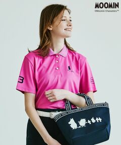 【WOMEN】【MOOMIN COLLECTION】ムーミン 半袖 カノコ ポロシャツ