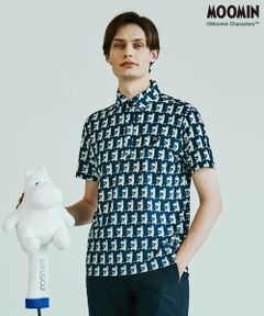 【MEN】【MOOMIN COLLECTION】ムーミン 半袖 総柄プリント シャツ