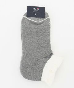 23区GOLF / ニジュウサンンクゴルフ ソックス | カラー追加！【WOMEN】【抗菌防臭 】メッシュボーダーフリル アンクル ソックス