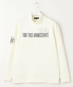 23区GOLF / ニジュウサンンクゴルフ カットソー | 【MEN】ストレッチ裏フリース モックネックシャツ