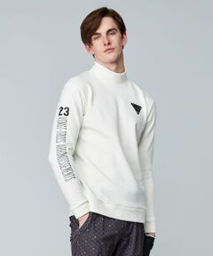 冬の暖かトップスはこれ！【MEN】ストレッチ裏フリース モックネックシャツ