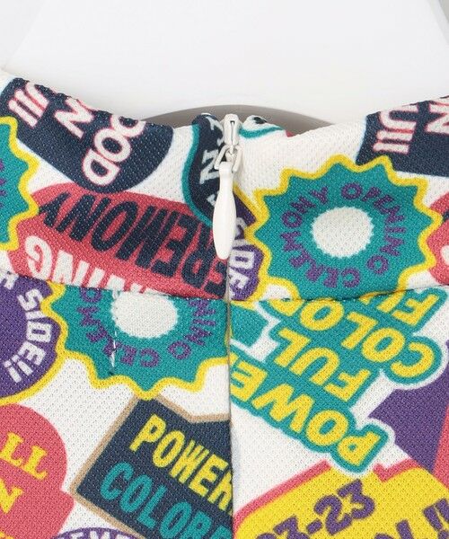 23区GOLF / ニジュウサンンクゴルフ ロング・マキシ丈ワンピース | WEB限定【WOMEN】ステッカープリント モックネックワンピース | 詳細6