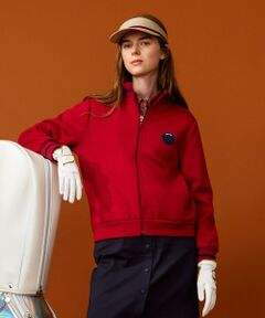 23区GOLF / ニジュウサンンクゴルフ スウェット | 【WOMEN】ロゴ衿 スタンドブルゾン