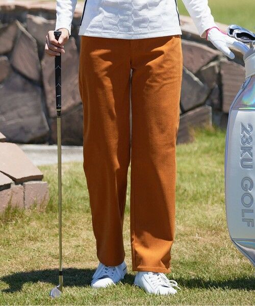 23区GOLF / ニジュウサンンクゴルフ その他パンツ | 【WOMEN】【ストレッチ】コーデュロイ カラーパンツ | 詳細23