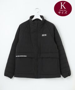 【MEN/キングサイズ】【防風/撥水/ストレッチ】【袖取り外しで2WAY】キルティング ブルゾン