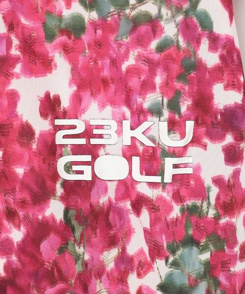 23区GOLF / ニジュウサンンクゴルフ ポロシャツ | 【MEN】【接触冷感・UVケア・吸水速乾】ブーゲンビリア柄 ポロシャツ | 詳細8