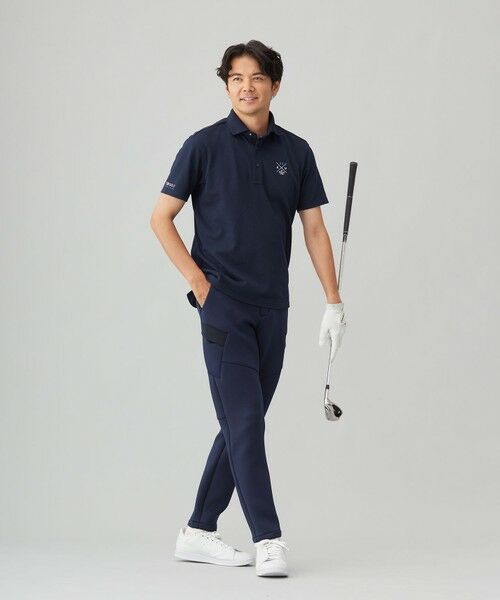 23区GOLF / ニジュウサンンクゴルフ カットソー | 【MEN】【吸水速乾/UVカット】ハニカムカノコ半袖ポロシャツ | 詳細10