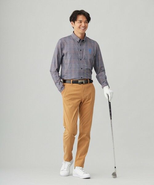 23区GOLF / ニジュウサンンクゴルフ ポロシャツ | 【MEN】【吸水速乾/UVカット】タータンチェック柄長袖シャツ | 詳細4