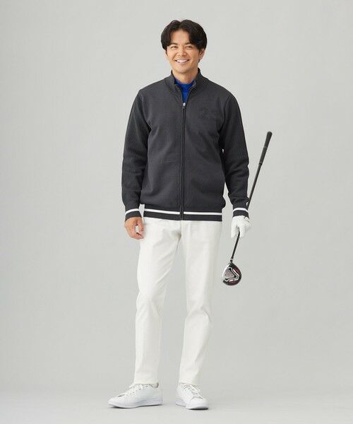 23区GOLF / ニジュウサンンクゴルフ ニット・セーター | 【MEN】【ウォッシャブル】フルジップニットブルゾン | 詳細1