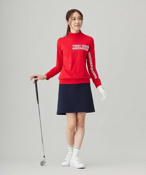 23区GOLF / ニジュウサンンクゴルフ スウェット | 【WOMEN】【吸水速乾/UVカット】スポーティ モックネックシャツ | 詳細17