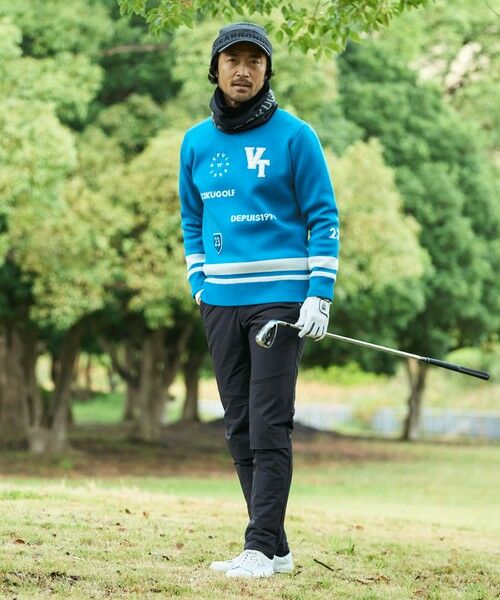 23区GOLF / ニジュウサンンクゴルフ ニット・セーター | 【MEN】【ウォッシャブル】グラフィックダブルジャガードニット | 詳細16