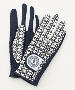 23区GOLF / ニジュウサンンクゴルフ 手袋 | 【WOMEN】手元を華やかに！モノグラム 合皮 グローブ