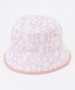 23区GOLF / ニジュウサンンクゴルフ キャップ | 【WOMEN】無地×総柄2WAYリバーシブルバケットハット