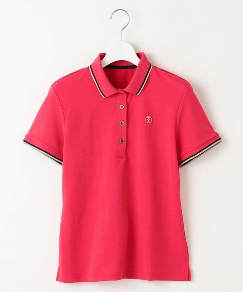 23区GOLF/ニジュウサンンクゴルフ 【吸水速乾/UVケア】5色から選べる◎色違いでほしくなるシンプル大人 ポロシャツ オールドローズ系 2 23区GOLF/ニジュウサンンクゴルフ 【吸水速乾/UVケア】5色から選べる◎色違いでほしくなるシンプル大人 ポロシャツ オールドローズ系 2