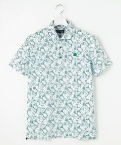 23区GOLF / ニジュウサンンクゴルフ ポロシャツ | 《大人気につき追加生産決定！》【MEN】リーフ柄 ポロシャツ