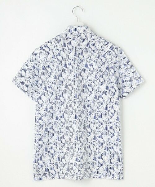 23区GOLF / ニジュウサンンクゴルフ ポロシャツ | 【MEN】【吸水速乾/UVカット】大人が着やすい柄ポロシャツ リゾートなムードも◎リーフ柄 ポロシャツ | 詳細3