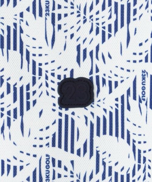 23区GOLF / ニジュウサンンクゴルフ ポロシャツ | 【MEN】【吸水速乾/UVカット】大人が着やすい柄ポロシャツ リゾートなムードも◎リーフ柄 ポロシャツ | 詳細4