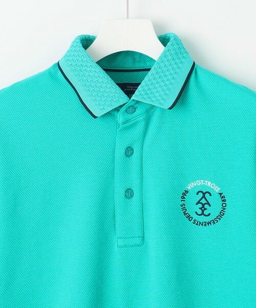 23区GOLF / ニジュウサンンクゴルフ ポロシャツ | 【MEN】ナンバリングカノコ半袖ポロシャツ | 詳細4