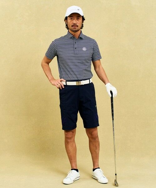 23区GOLF / ニジュウサンンクゴルフ ポロシャツ | 【MEN】モノグラム柄  半袖ポロシャツ | 詳細4