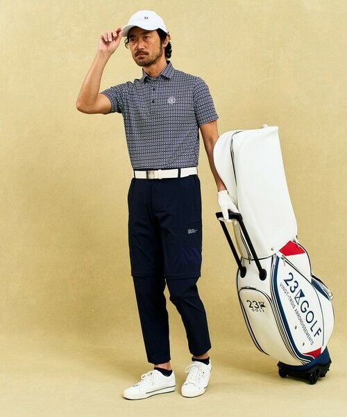 23区GOLF / ニジュウサンンクゴルフ ポロシャツ | 【MEN】モノグラム柄  半袖ポロシャツ | 詳細5