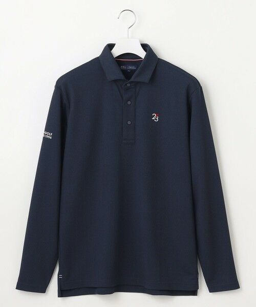 23区GOLF / ニジュウサンンクゴルフ カットソー | 【MEN】ミニワッフル長袖ポロ | 詳細3