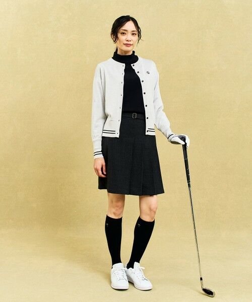 23区GOLF / ニジュウサンンクゴルフ ニット・セーター | 【WOMEN】シーズン問わず着用可能なラメニットカーディガン | 詳細1