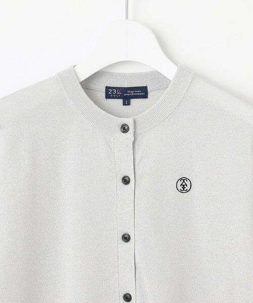 23区GOLF / ニジュウサンンクゴルフ ニット・セーター | 【WOMEN】シーズン問わず着用可能なラメニットカーディガン | 詳細5