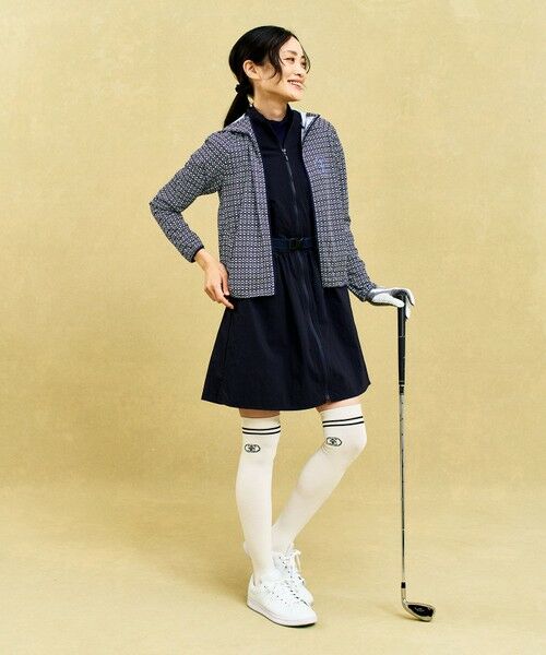 23区GOLF / ニジュウサンンクゴルフ ドレス | 【WOMEN】フロントジッパーで着脱便利！ベルト付きワンピース | 詳細3