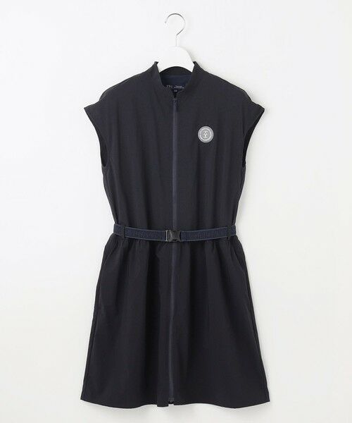 23区GOLF / ニジュウサンンクゴルフ ドレス | 【WOMEN】フロントジッパーで着脱便利！ベルト付きワンピース | 詳細4