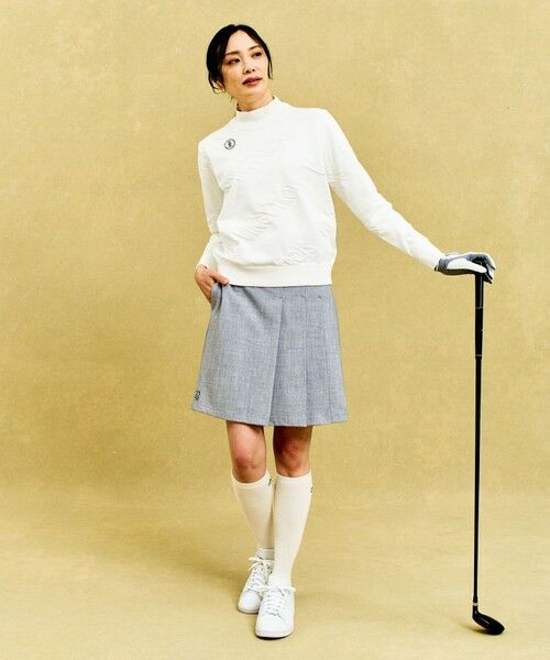 23区GOLF / ニジュウサンンクゴルフ ミニ・ひざ丈スカート | 【WOMEN】ベルト付き プリーツスカート | 詳細1