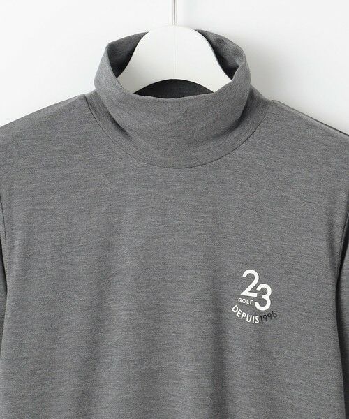 23区GOLF / ニジュウサンンクゴルフ スウェット | 【WOMEN】インナーにもおすすめなエニワイズモックネックシャツ | 詳細2