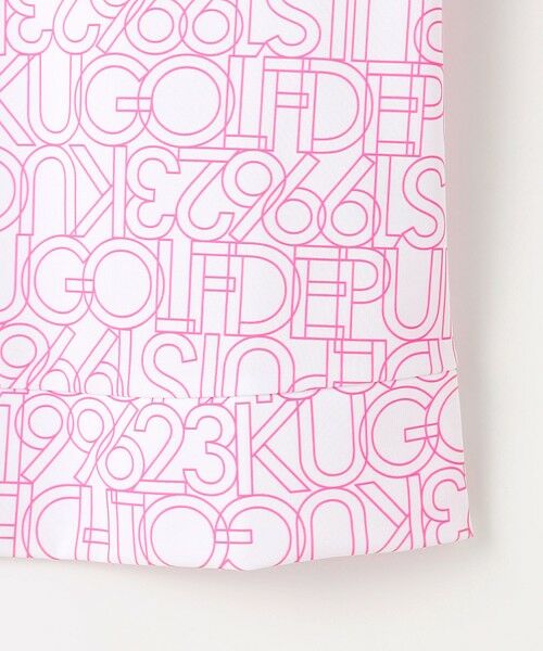 23区GOLF / ニジュウサンンクゴルフ カットソー | 【辻梨恵プロ着用】【WOMEN】ビッグロゴ モックネック | 詳細7