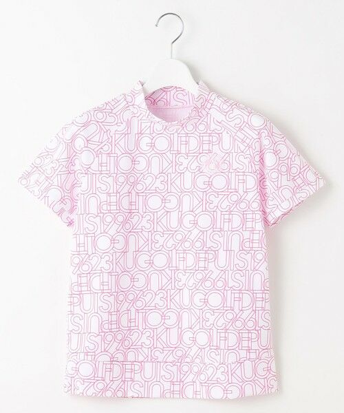 23区GOLF / ニジュウサンンクゴルフ カットソー | 【辻梨恵プロ着用】【WOMEN】ビッグロゴ モックネック | 詳細3