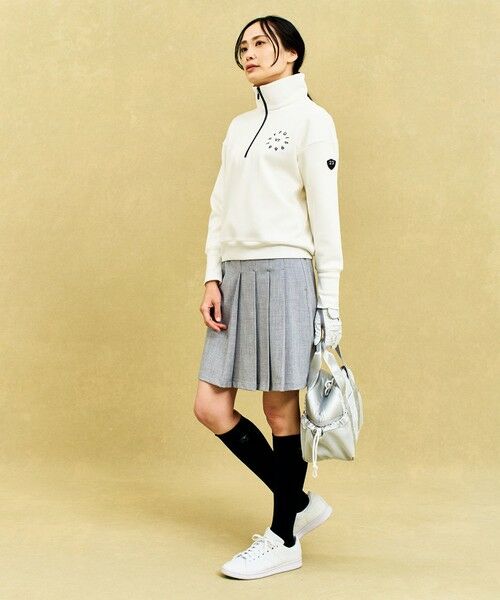 23区GOLF / ニジュウサンンクゴルフ スウェット | 【WOMEN】ハーフジップスウェット | 詳細2