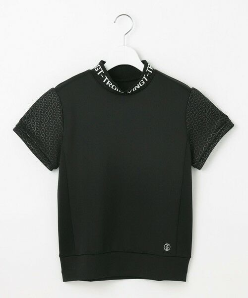 23区GOLF / ニジュウサンンクゴルフ スウェット | 【WOMEN】ライトダンボール ロゴリブモックネック | 詳細4