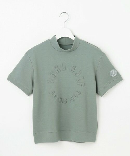 23区GOLF / ニジュウサンンクゴルフ スウェット | 【WOMEN】【吸水速乾/UVケア】長めの半袖丈でトレンドのモードスタイル！スウェットモックネック | 詳細15