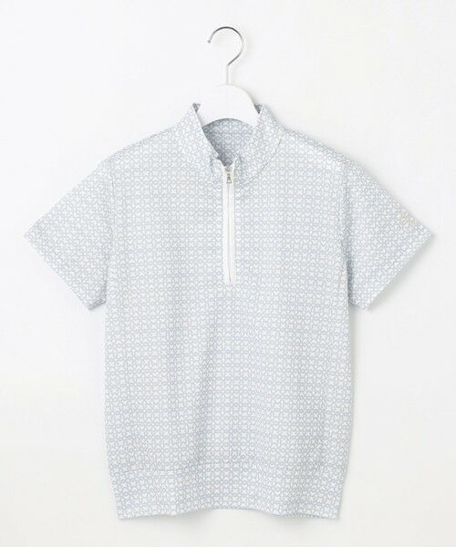 23区GOLF / ニジュウサンンクゴルフ スウェット | 【WOMEN】モノグラム柄 ハーフジップカットソー | 詳細2