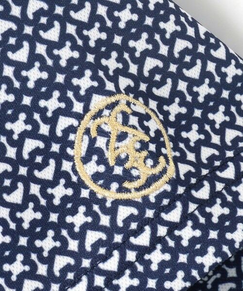 23区GOLF / ニジュウサンンクゴルフ スウェット | 【WOMEN】モノグラム柄 ハーフジップカットソー | 詳細9