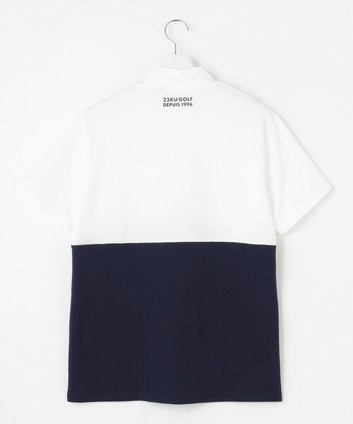 23区GOLF / ニジュウサンンクゴルフ スウェット | 【MEN】カラーブロック ドライタッチモックネックシャツ | 詳細1
