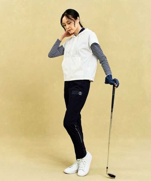 23区GOLF / ニジュウサンンクゴルフ その他アウター | 【WOMEN】シアーストレッチ ショート丈フードベスト | 詳細2