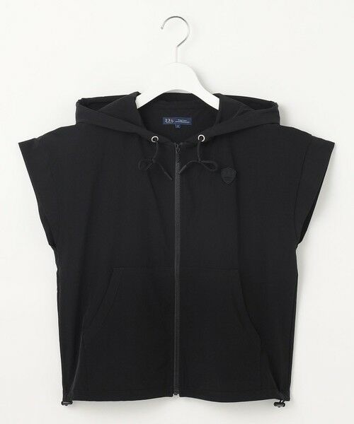 23区GOLF / ニジュウサンンクゴルフ その他アウター | 【WOMEN】シアーストレッチ ショート丈フードベスト | 詳細5