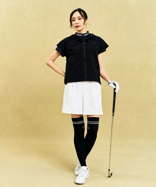 23区GOLF / ニジュウサンンクゴルフ その他アウター | 【WOMEN】シアーストレッチ ショート丈フードベスト | 詳細4