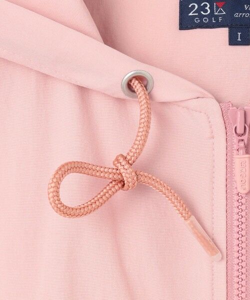 23区GOLF / ニジュウサンンクゴルフ その他アウター | 【WOMEN】シアーストレッチ ショート丈フードベスト | 詳細14