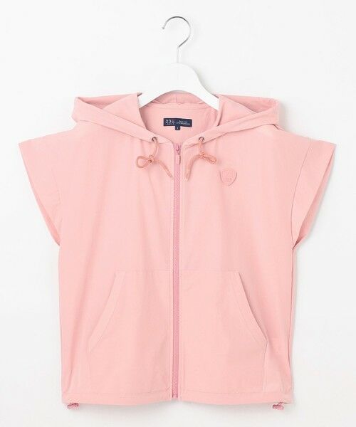 23区GOLF / ニジュウサンンクゴルフ その他アウター | 【WOMEN】シアーストレッチ ショート丈フードベスト | 詳細8