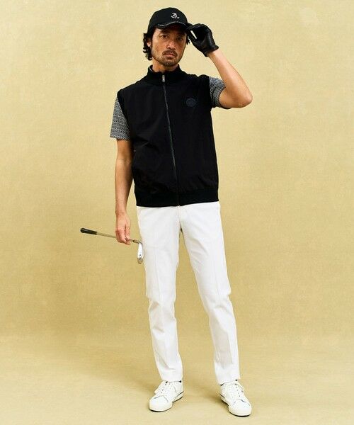 23区GOLF / ニジュウサンンクゴルフ その他アウター | 【MEN】軽くて通気性抜群のニットコンビベスト | 詳細1