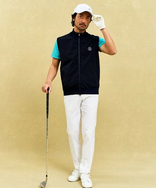 23区GOLF / ニジュウサンンクゴルフ その他アウター | 【MEN】軽くて通気性抜群のニットコンビベスト | 詳細5