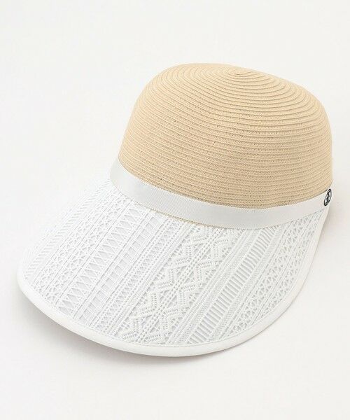 23区GOLF / ニジュウサンンクゴルフ キャップ | 【WOMEN】ブレードキャップ　UV対策紫外線対策に！日常使いもしやすいレースデザイン | 詳細1